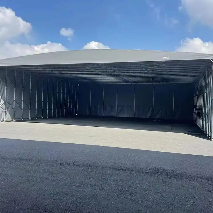 潮州电动/移动推拉棚